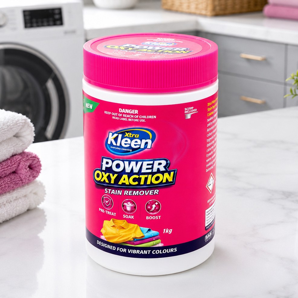 Xtra Kleen Power Oxy Action Stain Remover 1kg for vibrant colours