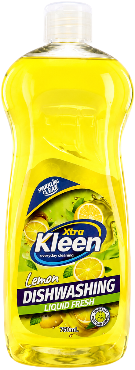 Dishwashing Liquid 750mL - Lemon — Xtra Kleen Kitchen Cleaning