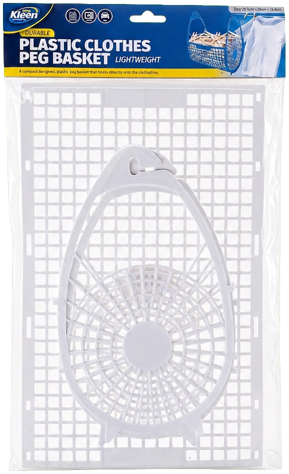 Peg Basket - Plastic — Xtra Kleen Laundry Care